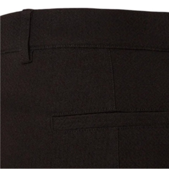 NWT Mario Serrani Pull On Pant Textured Black Size Large - Picture 5 of 15